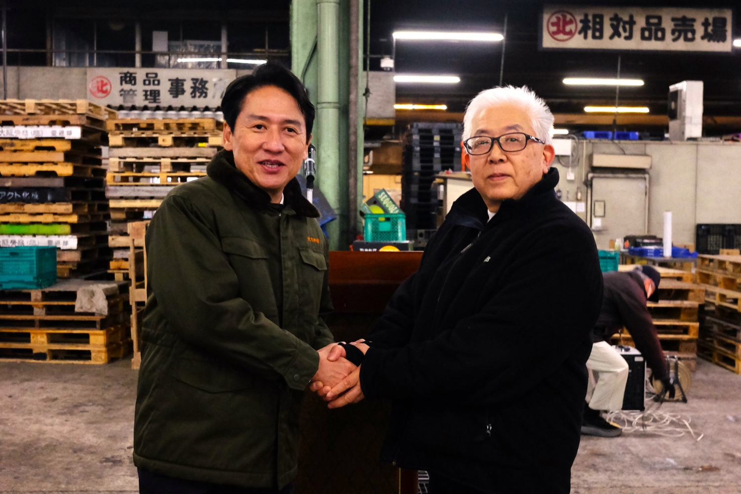 武内市長に激励のお言葉をいただきました